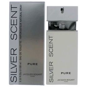 Silver Scent Pure by Jacques Bogart, 3.4 oz Eau De Toilette Spray for Men