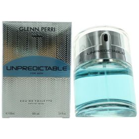 Unpredictable by Glenn Perri, 3.4 oz Eau De Toilette Spray for Men