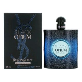 Black Opium by Yves Saint Laurent, 3 oz Eau De Parfum Intense Spray for Women