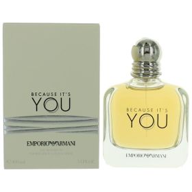 Because It's You by Emporio Armani, 3.4 oz Eau De Parfum Spray for Women