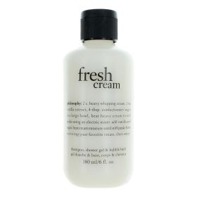 Fresh Cream by Philosophy, 6 oz Shampoo, Shower Gel, and Bubble Bath for Women