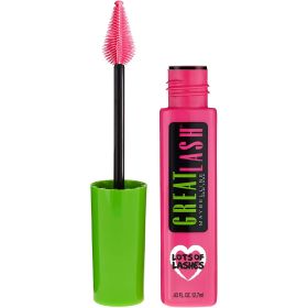 Maybelline Great Lash Lots Of Lashes Washable Mascara, Blackest Black