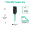 Curl Defining Brush,Boar Bristle Hair Brush Styling Brush for detangling,combing and shaping men and women,curls to reduce pulling and curl separation