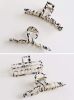 Hair Claw Clip, Elegant Metal Claw Clip, Large Jaw Clip Hair Clamp [R]