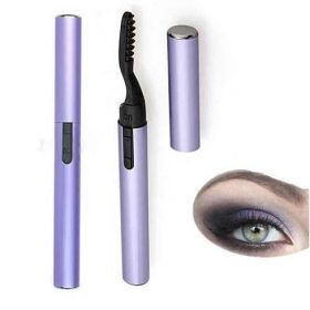 Lovely Lash Portable Heated Eyelash Curler For Instant Curvy lashes (Color: Silver)