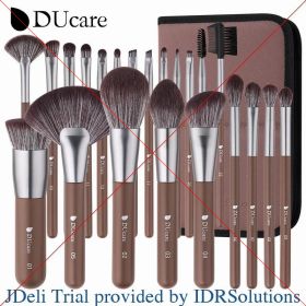 DUcare Professional Makeup Brush Set 10-32Pc Brushes Makeup Kit Synthetic Hair Foundation Power Eyeshadows Blending Beauty Tools (Handle Color: DU-D2205 - (22Pcs))