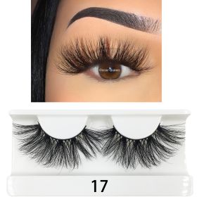 25 MM Mink False Eyelashes Wholesale Items For Business Natural Fluffy Mink Lashes Box Package Bulk Lash Extension Supplies (Color: 17, Length: 3 Pairs)