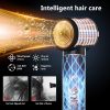 7-in-1 Air Styler Set 110000 RPM Hair Dryer Brush Hot Air Brush Hair Styler High-Speed Motor Blow Dryer Warm Air Brush Set with 7 Attachments, Drying